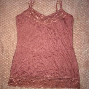 Pink undergarment tank top
